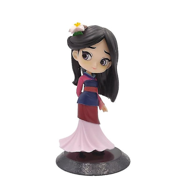 Prinsessfigur Q Posket Elsa Anna Ariel Bo Peep Frozen Leksaker Dockor För Barn Present [HK] Mulan 1