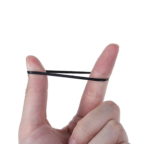 50x Blandade Kassettdäcksremmar Assorterade Plattremmar för Bandspelare 4mm Bredd[HK] Black