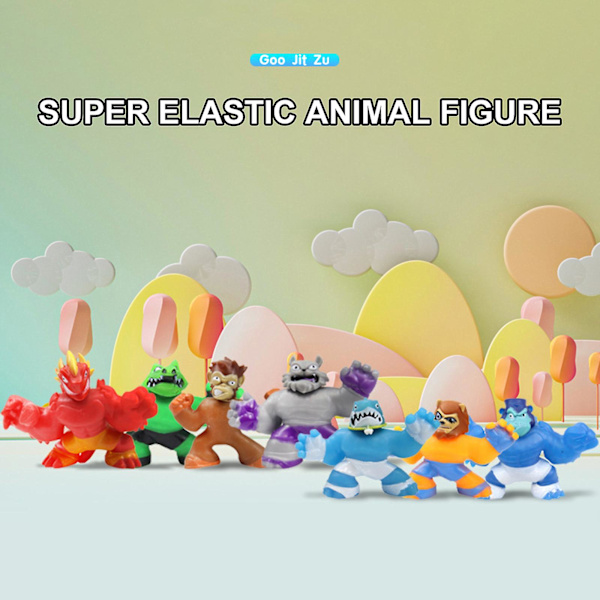 Heroes Sahario Goo Jit Zu Super Sandy Stretchy Figur Leksak Med Goo Transformation[HK] Monkey