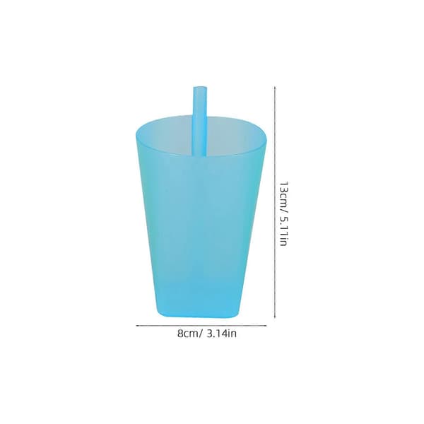 Sugrörsmuggar för barn, sippy-mugg i blandade färger 6 st [HK]