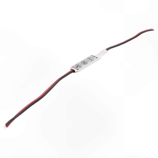 LED Dimmer 5X 12A 12V-24V för Monokrom Strip Belysningskontroller[HK] White