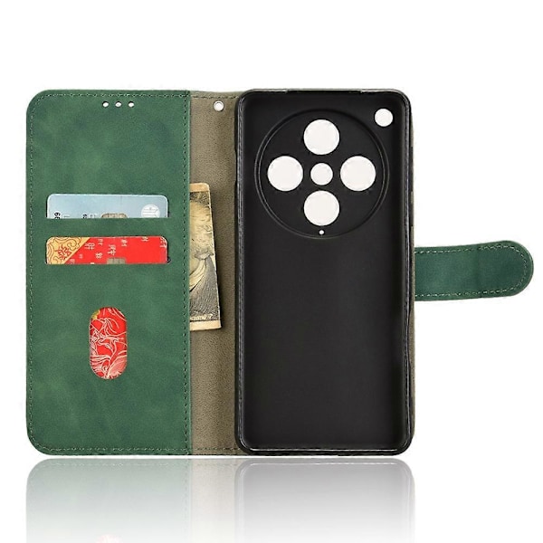 Oppo Find X8 Pro 5G nahkakotelo, ihoa myötäilevä, pudotussuojaava lompakkokotelo -[HK] Green Multicolor