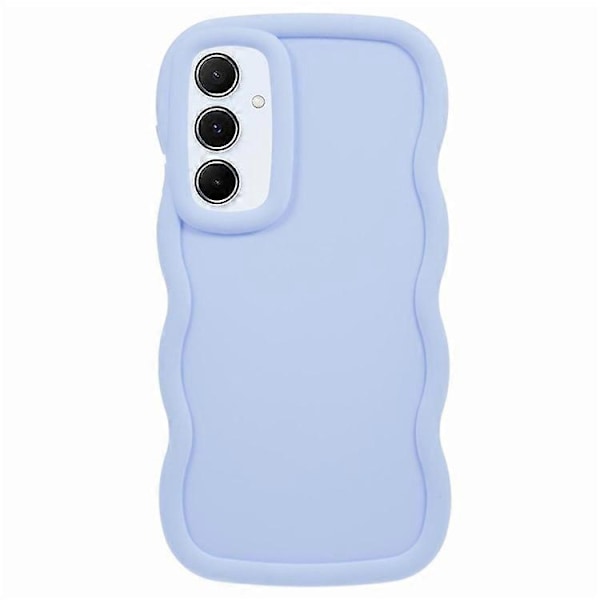 WANLONFENG XL -sarja Samsung Galaxy A05s 4G -puhelimelle Aaltoileva reunus TPU-kuori karkaistulla lasikalvolla [HK] Style F Multicolor