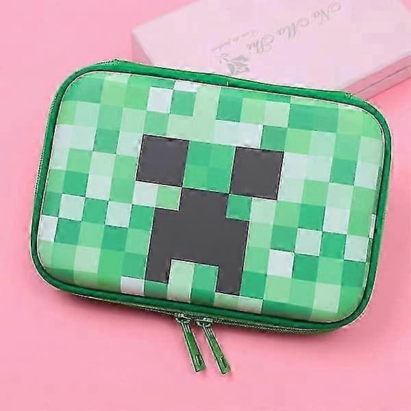 Minecraft Penalhus med stor kapasitet - Slitesterk penalmappe for studenter [HK]