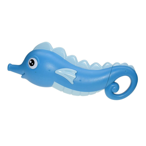 Djurtecknad vattenpistol sommar simning strand utomhus vattenleksaker för barn småbarn[HK] Blue Hippocampus
