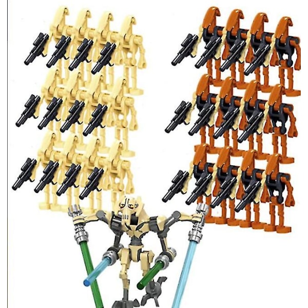 Star Wars Battle Droids Rakennuspalikat Mini Toimintahahmot Set Minihahmot Lelut Pöydän koristelu faneille[HK] 25Pieces