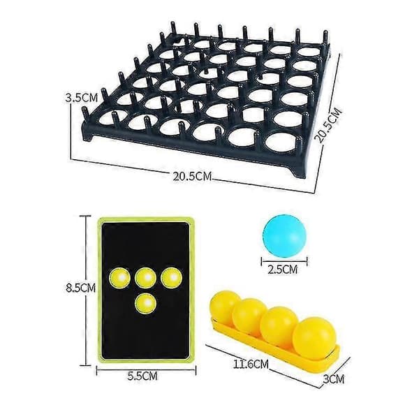 Hoppboll Bordsspel Studs Spel Skrivbord Studsande Leksak Spel Studs Gåva Z[HK] One Size