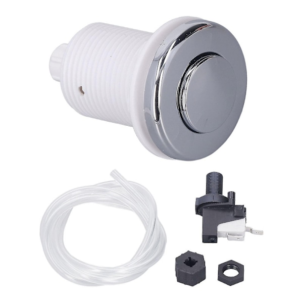 Air Switch-knap Sæt Affaldshåndtering Air Switch Kit Med Luftslange Til Mad Affald Bortskaffer Og Spa Badekar 125250v[HK]