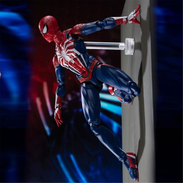 Spiderman Actionfigur Spider-man Figurer Leksaksuppgraderingsdräkt Spel Spiderman, Samlarmodell Docka Desktop Ornament Fans Present[HK]