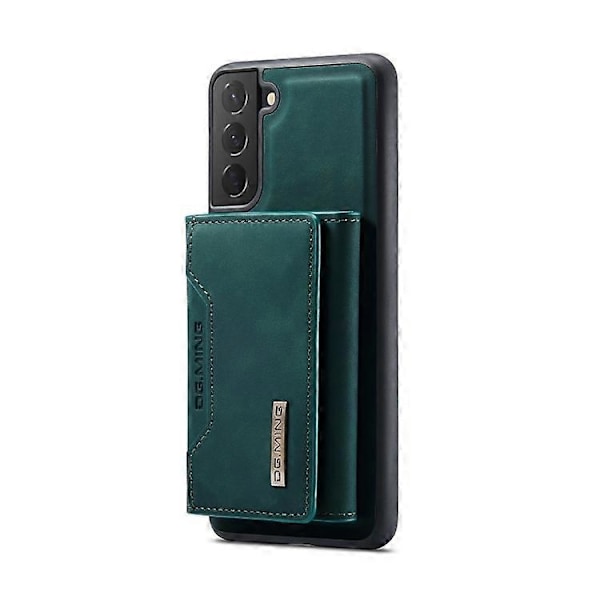 For Samsung Galaxy S22 5G DG.MING M2 Serie 3-Fold Multi Card Bag + Magnetisk Bakdeksel Telefonveske[HK] Green