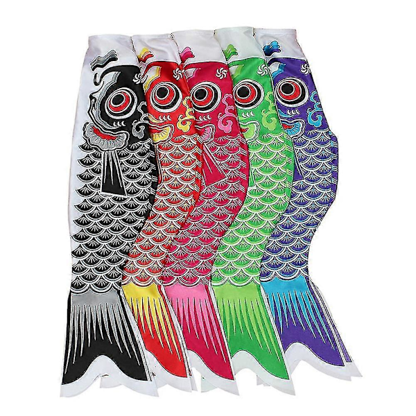 55cm Japansk Nobori Koinobori Karpestreamer Vindpose Fiskeflagg Drage Hjemmeinnredning Jikaix[HK] Red