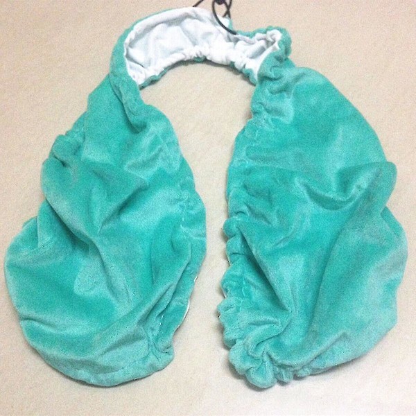 Naisten Tata Towel Rintaliivit Crop Neck Wrap Alusvaatteet Yksivärinen Sametti Polyesteri Vdw[HK] L Green