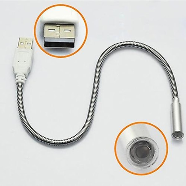 3 x Portabel Justerbar Praktisk LED-lampa USB-lampa för Laptop Notebook PC Dator[HK]