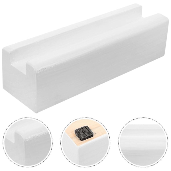 Gulvlengde Speilholder Gulvspeil Tre Støtte Tre Kunstverk Display Festeholder-FCY[HK]