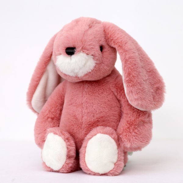 Plysjdukke, plysjleketøy, barnebursdagsgave, søt dukke til jenteseng, langøret kanin[HK] 30 cm blue stuffed rabbit