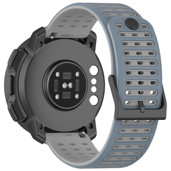 Urrem til Suunto Vertical 2 - 22 mm flydende silikonerem - Grå [HK]