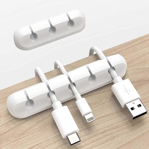 Kabelklemmer, Ledningsorganisator Kabelhåndtering, Kabelorganisatorer USB-kabelholder Ledningsorganisator[HK]
