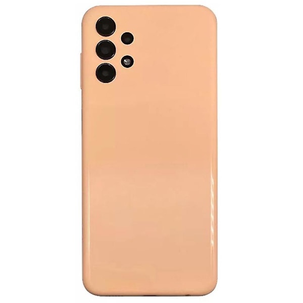For Samsung Galaxy A13 4G A135 Batterideksel med Kameralinse Deksel - Svart[HK] Pink Multicolor