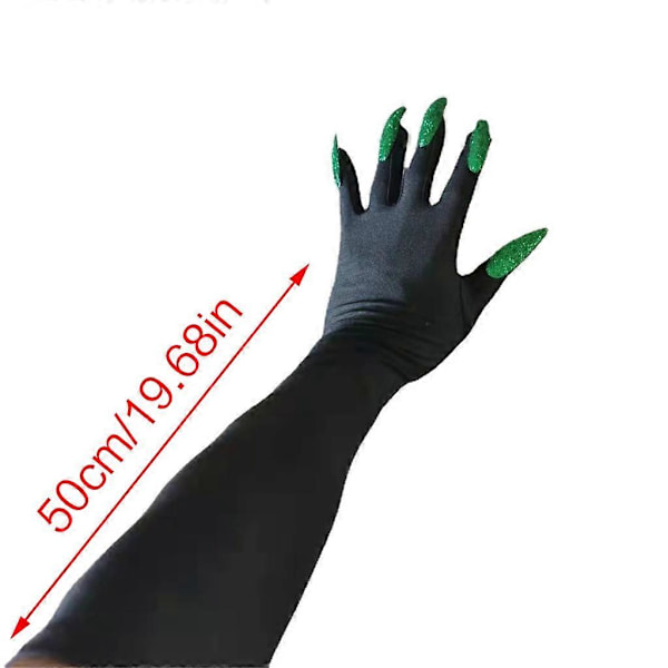 Skrämmande Fingernaglar Klöshandskar Mardi Gras Cosplay Tillbehör Vampyr[HK] Red