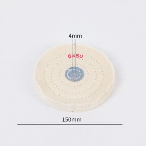 150 mm dobbelt syet polerskive (HK)