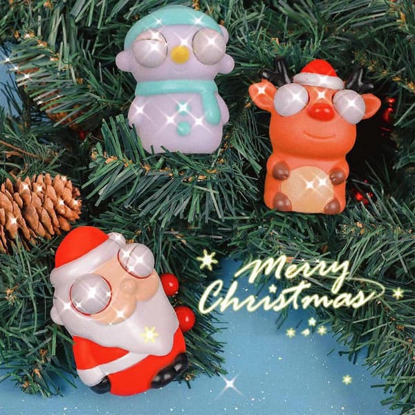 Blødt og klembart stresslegetøj perfekt til jul [HK] blowing bubbles