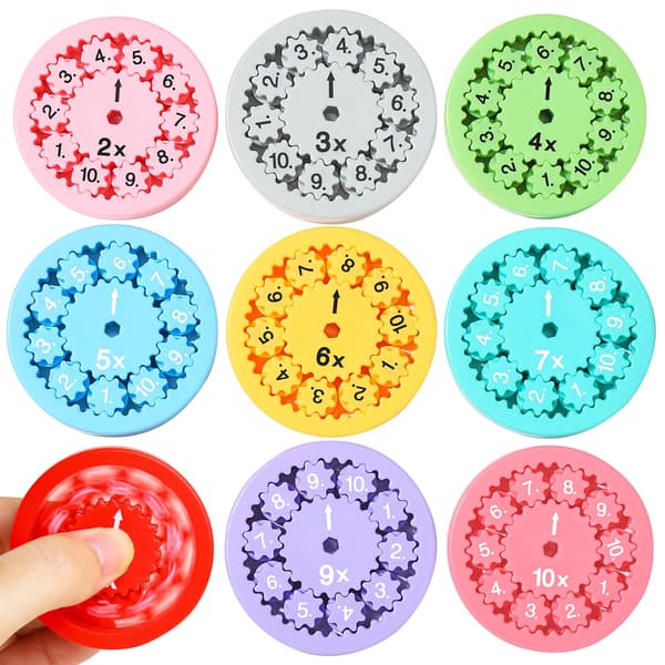Kertolasku- ja jakolaskulelut 3. luokan luokkahuoneeseen [HK] Multicolored B