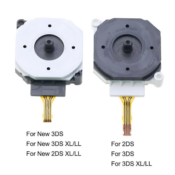 Ersättnings 3D Analog Joystick Knapp Modul Kontroll Tumspak Grepp Reparation för New 3DS/New 2DS XL/3DS/3DS XL[HK] 3DS-3DS XL