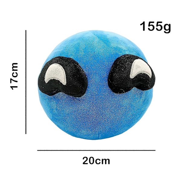 Stardew Valley Junimo Stardew Cereal Spel Periferi Äpple Plyschleksak [HK] Dark blue