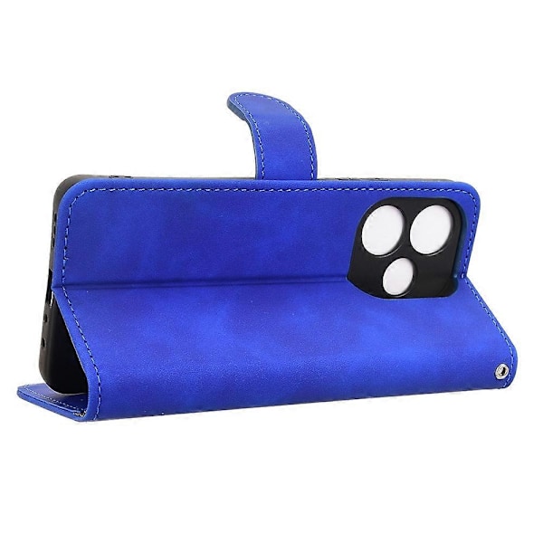 Læderetui til Oppo A5 Pro 5G, hudfølelse, anti-drop, pung, flip telefoncover [HK] Multicolor Blue