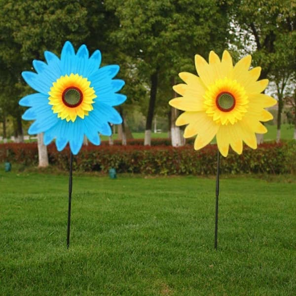 Vindmølle Blomst Dekorativ, Solsikke, Havepynt[HK]