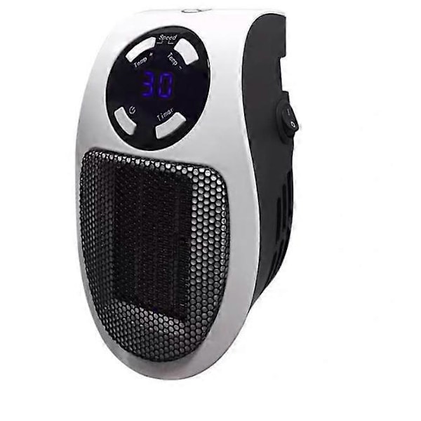 Elektrisk Mini Värmare Digital Direkt Värme Portabel LED Display Plug In Värmare[HK] AU Plug