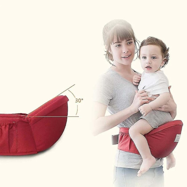 Ergonomisk barn 3-36 måneder Fanny Pack Carry Support Novelty[HK] Purple