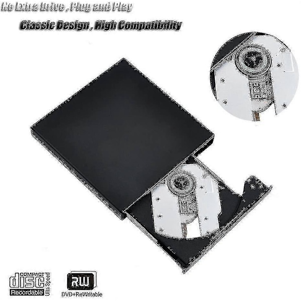 Extern DVD-enhet med CD-brännare (kombination), USB-gränssnitt[HK]