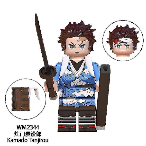 Den perfekte julegave Anime Demon Slayer Minifigur Byggeklodser Actionfigurer Legetøj Gave til børn