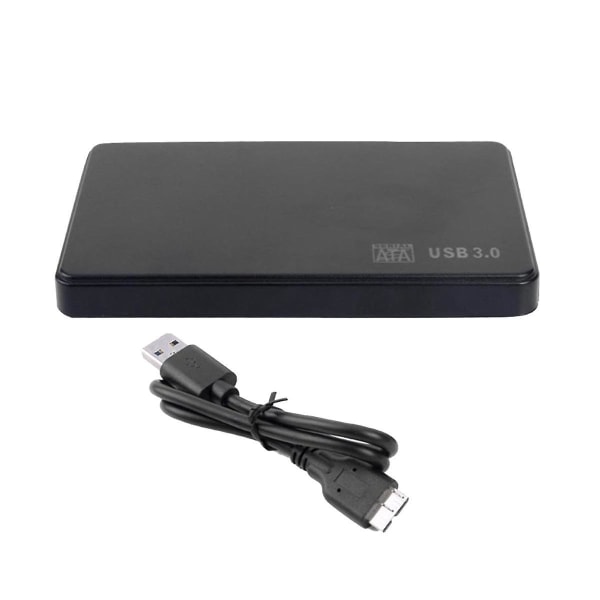 2.5in Sata till USB 3.0 Solid State-hölje Mobil hårddiskkassett med Usb3.0/2.0-kabel för HDD([HK])
