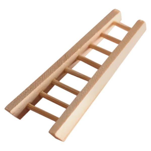 Mini Trätrappa för Dockskåp Hemmabruk Träföremål[HK]