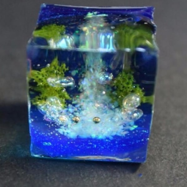 12-farve UV-flaske vandharpiks minibobleperler velegnet til gør-det-selv-rysteglas