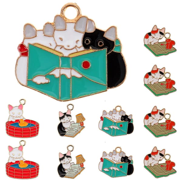 Katt Hänge Accessoar Koreansk Stil Legering för Dekorationsbruk 20st[HK]