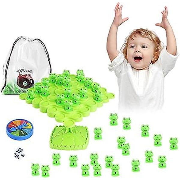 Balansräkningsleksaker med söta grodor Pussel Tidig pedagogisk leksak Barnpartyfavoritleksaker[HK]