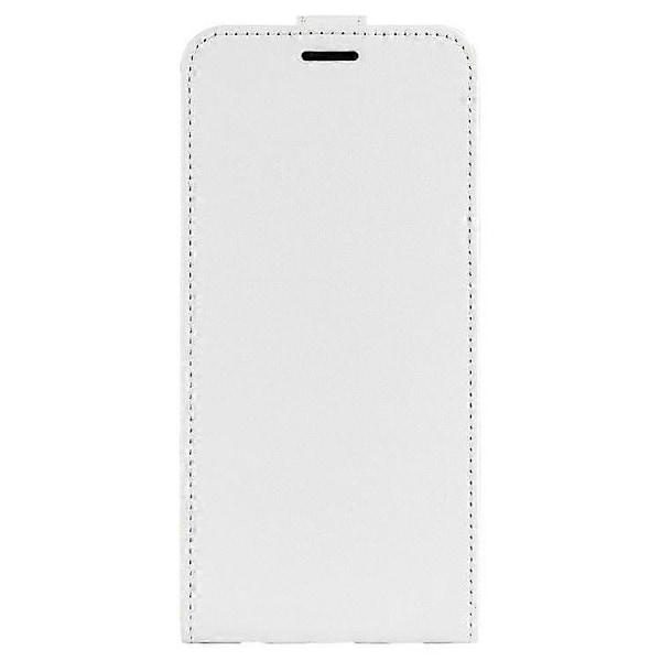 Puhelinkotelo Samsung Galaxy S25:lle, korttipaikoilla, pystysuora läppä, nahkainen puhelinkuori [HK] White