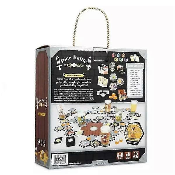 Heroes of Barcadia Brädspel, Ett Dungeon Exploration Drickspel 25-26[HK]