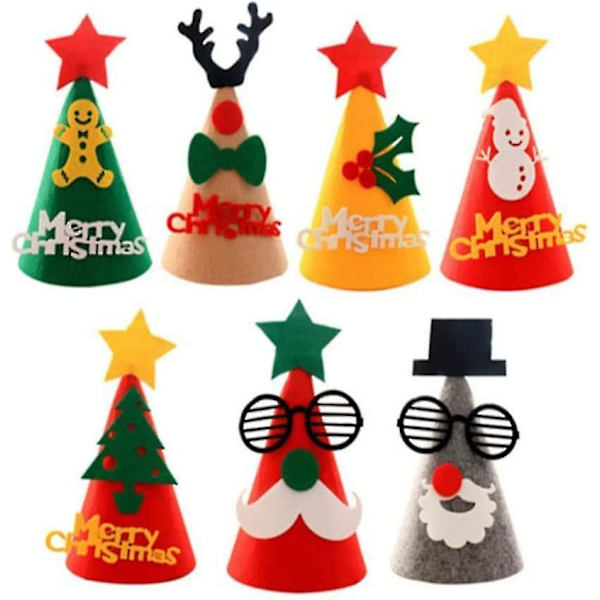 Christmas holiday hats top
