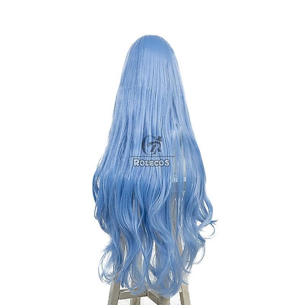 Cheap long deals blue wig