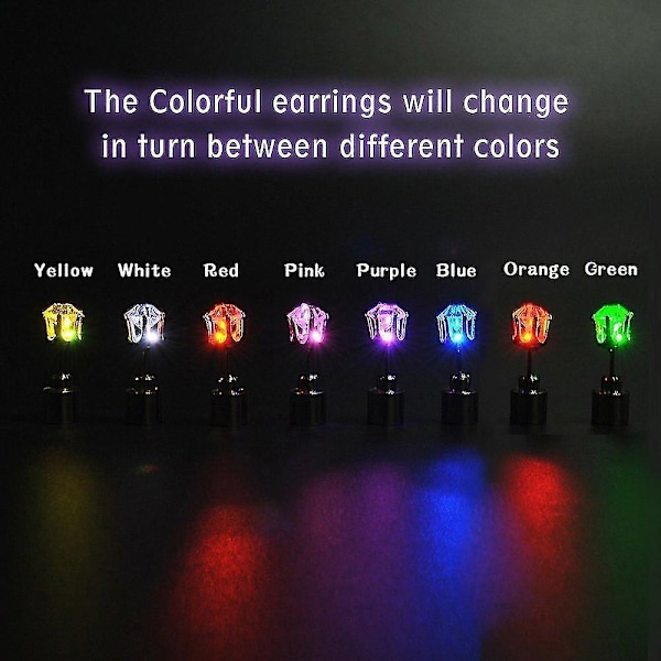 Color changing led earrings deals