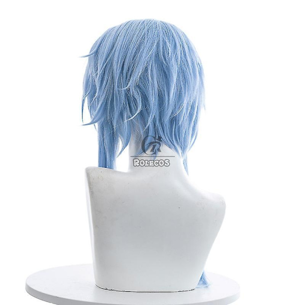 Blue anime 2024 wig male