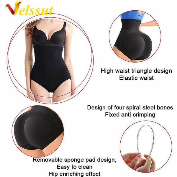 Velssut Butt Lifter Shapewear For Women Hip Enhancer Panties With