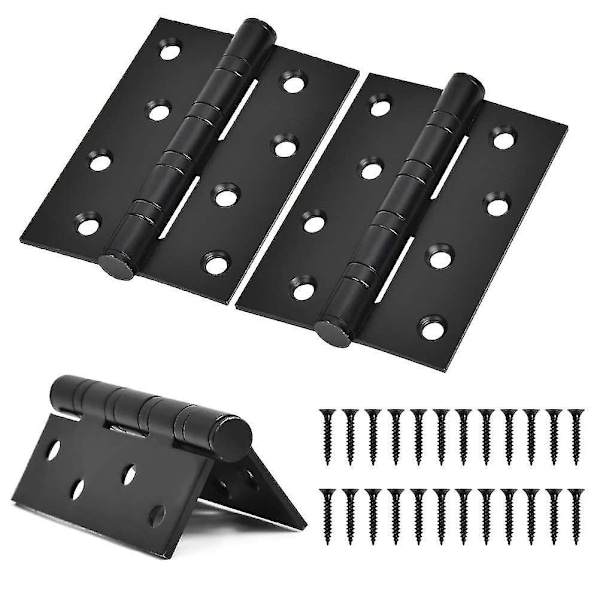 3 Packs Ball Bearing Door Hinge 4 Inch Stainless Steel Folding Butt