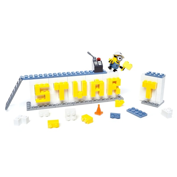 Mega Bloks Despicable Me Stuart Name Builder 