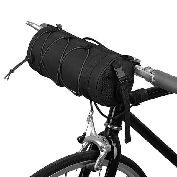 Multifunktionell cykelstyr-/ramväska med axelrem, 2,5L förvaring
