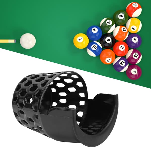 6 st hållbara och praktiska biljardkorgar i plast för snooker- och biljardbordstillbehör, 16 cm